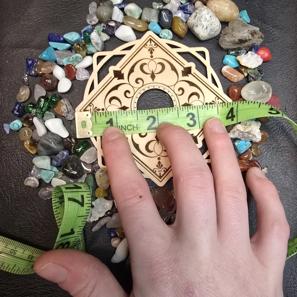 Geometric Crystal Sphere Stand - Picture 5 of 6